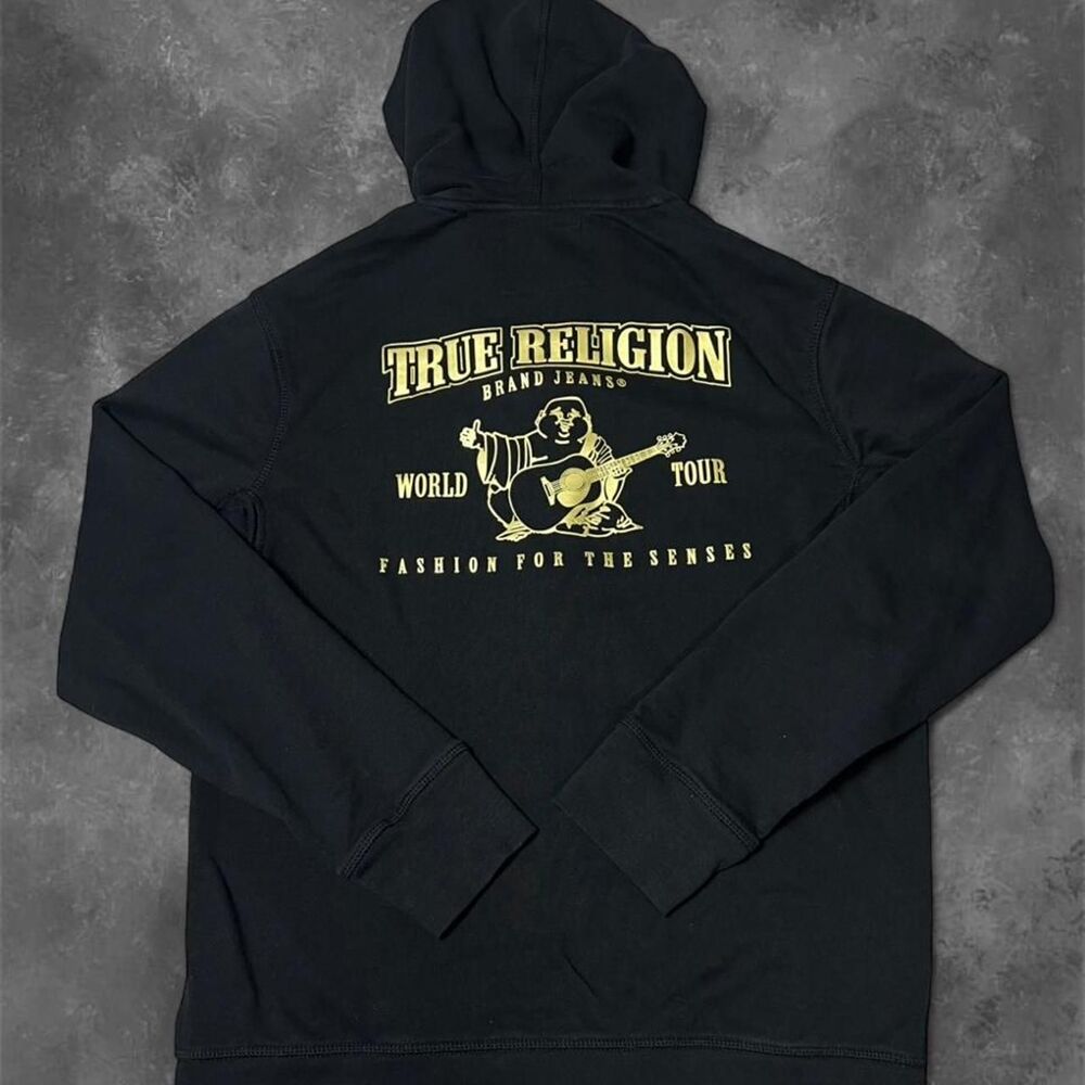 True-religion Men's Black Hoodie